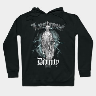 Lustrous Divinity  MMXXIII Streetwear Unique Lightning Graphic Design Hoodie